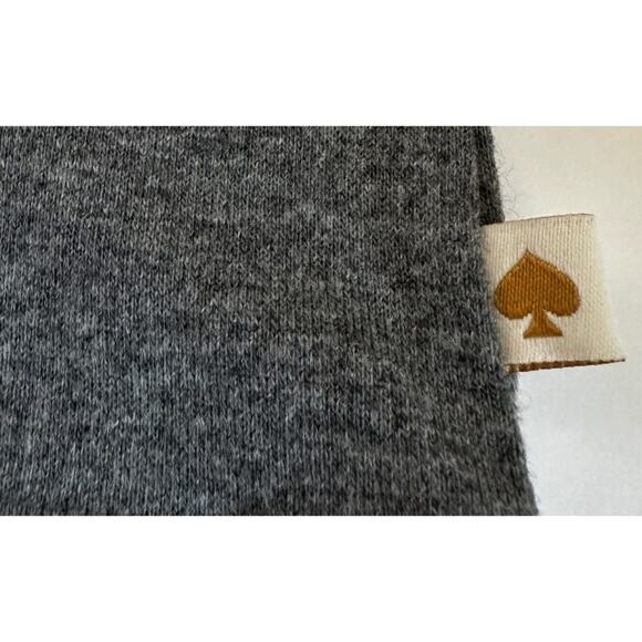KATE SPADE 🍭🍭NEW YORK 🍭🍭REDUCED NWOT Gray LS Adorable MUST HAVE TOP SIZE 2 - Picture 4 of 9